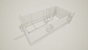 Structural engineering plan for basement underpinning in Toronto, illustrating the mandatory 1-2-3 excavation sequence required for a building permit application.